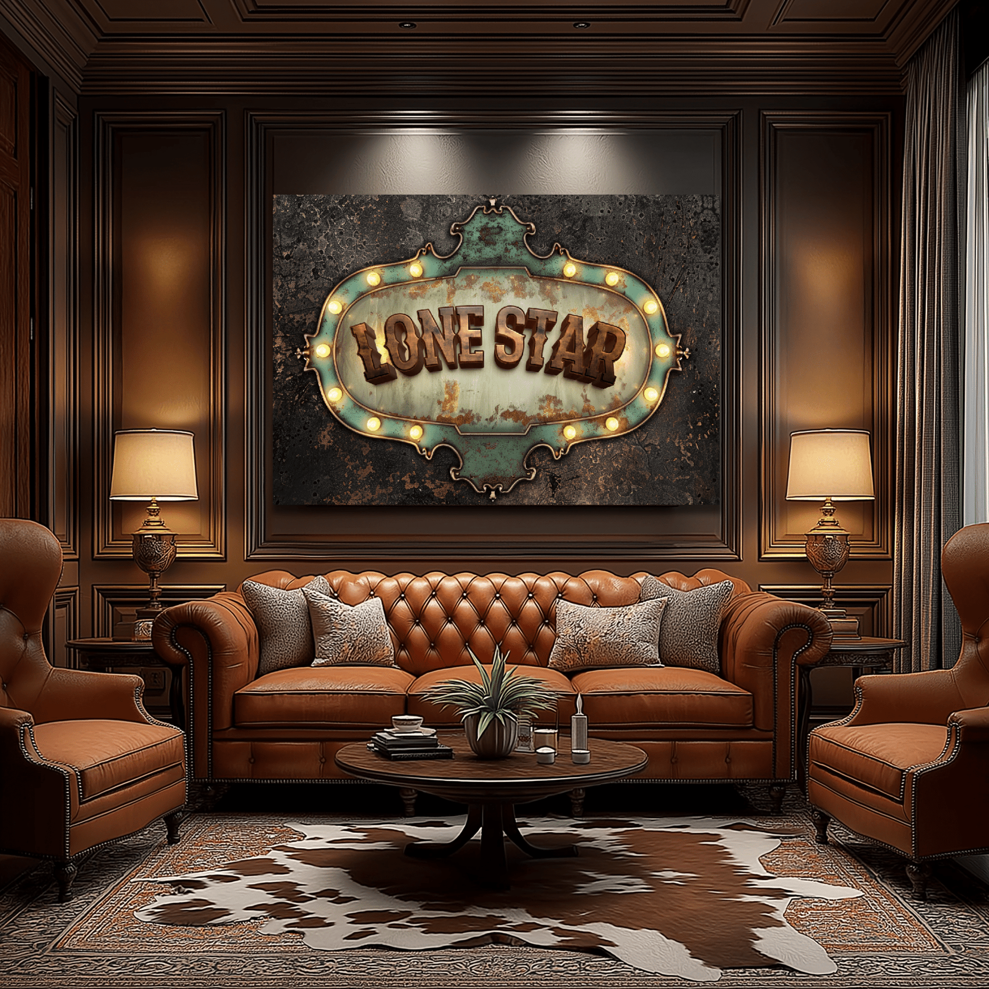 Lone Star Marquee Canvas - Cowgirl Home & Ranch