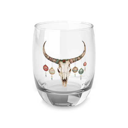 Longhorn Ornaments Whiskey Glass - Cowgirl Home & Ranch