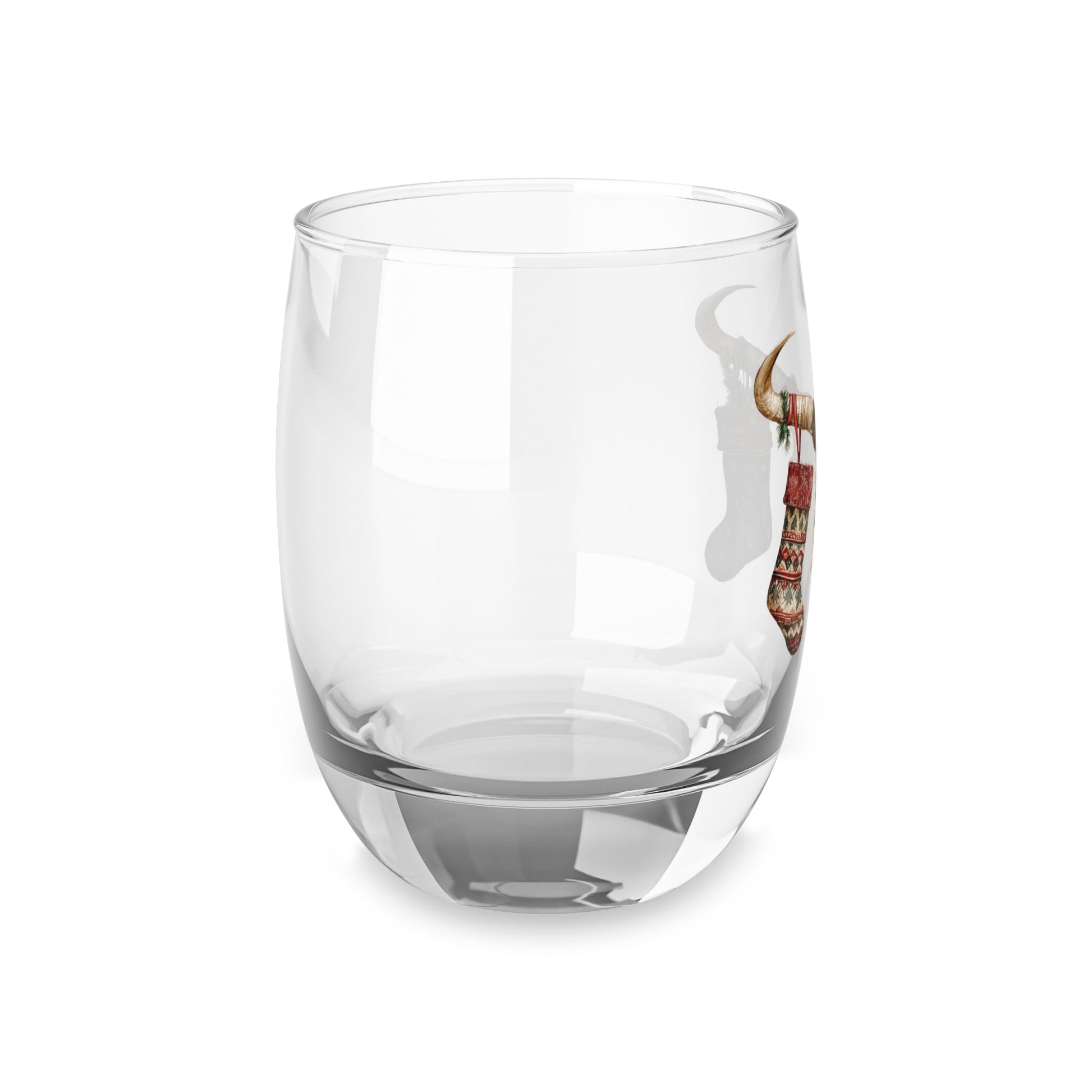 Longhorn Stockings Whiskey Glass - Cowgirl Home & Ranch