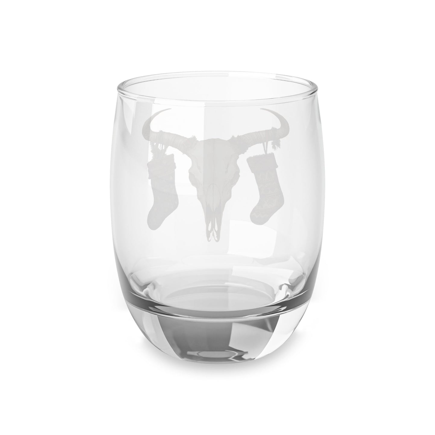 Longhorn Stockings Whiskey Glass - Cowgirl Home & Ranch