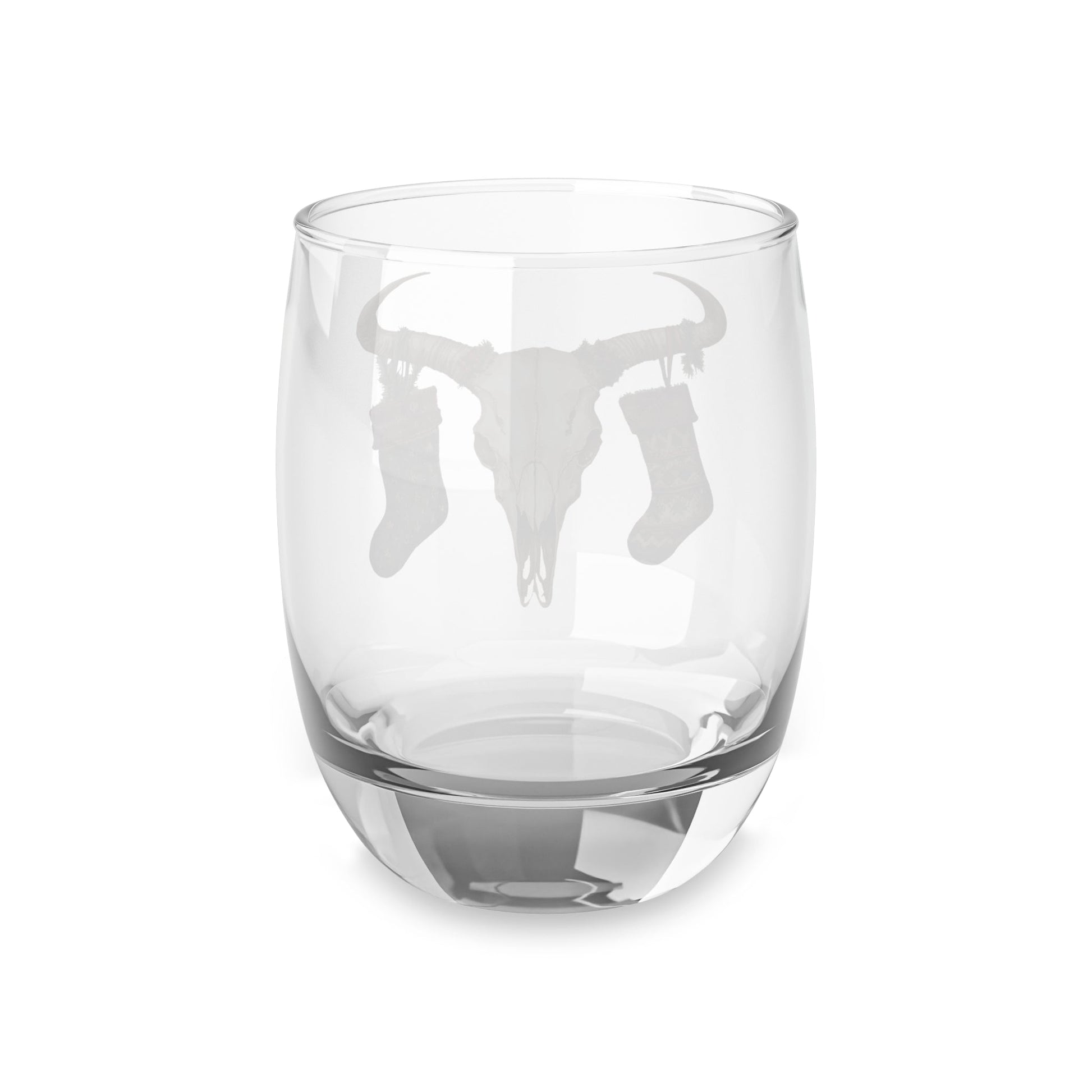 Longhorn Stockings Whiskey Glass - Cowgirl Home & Ranch
