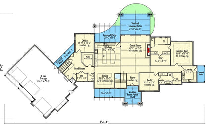Luxurious Mountain Ranch Home Plan - 3623 Sq Ft - Cowgirl Home & Ranch