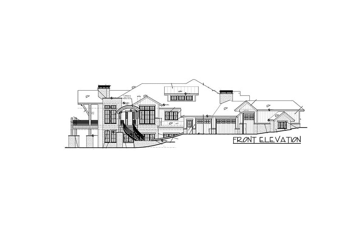 Luxury Hillside Ranch Retreat House Plan - 3,757 Sq Ft - Cowgirl Home & Ranch