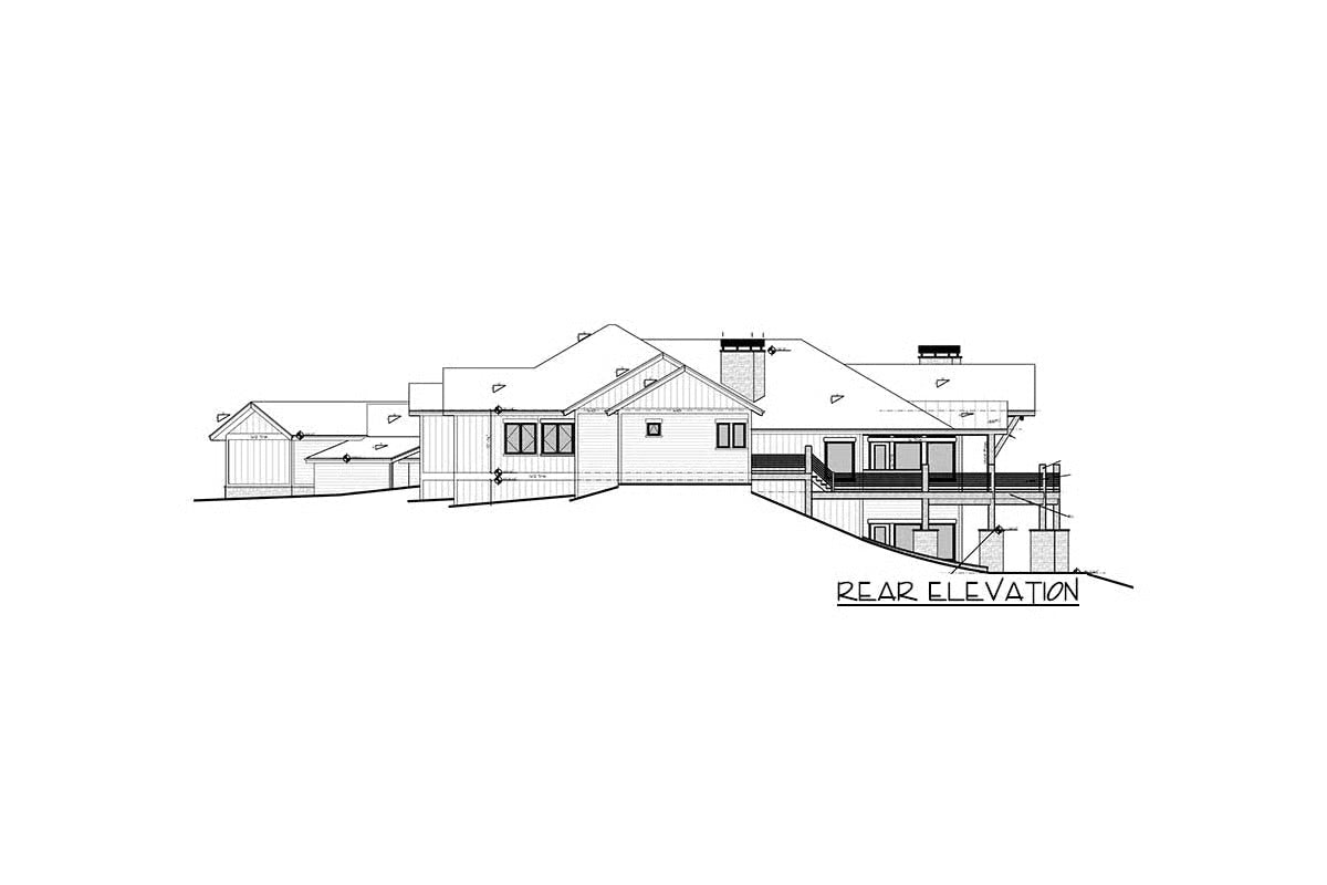 Luxury Hillside Ranch Retreat House Plan - 3,757 Sq Ft - Cowgirl Home & Ranch