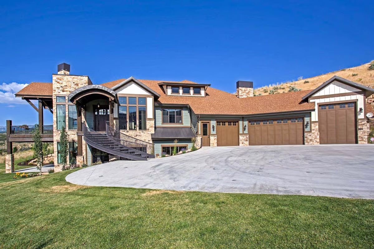 Luxury Hillside Ranch Retreat House Plan - 3,757 Sq Ft - Cowgirl Home & Ranch