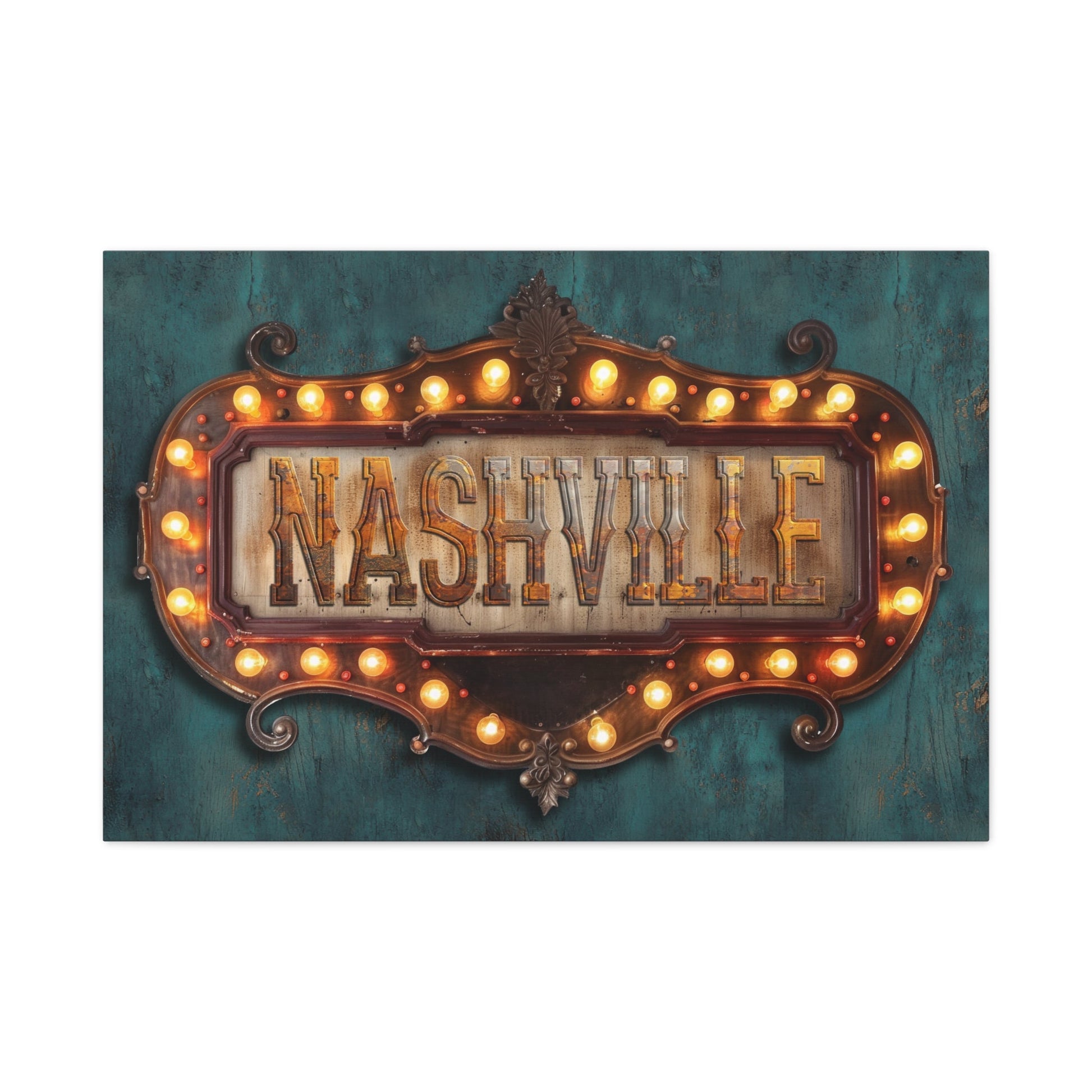 Nashville Marquee Canvas Art - Cowgirl Home & Ranch