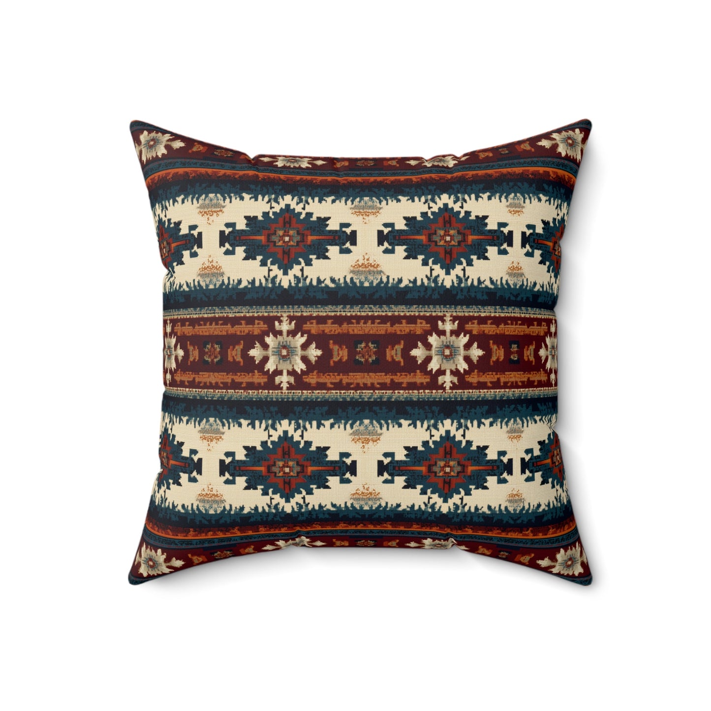 Painted Prairie Faux Suede Pillow - Cowgirl Home & Ranch