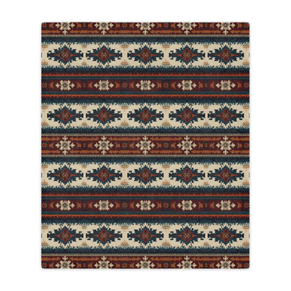 Painted Prairie Minky Blanket - Cowgirl Home & Ranch