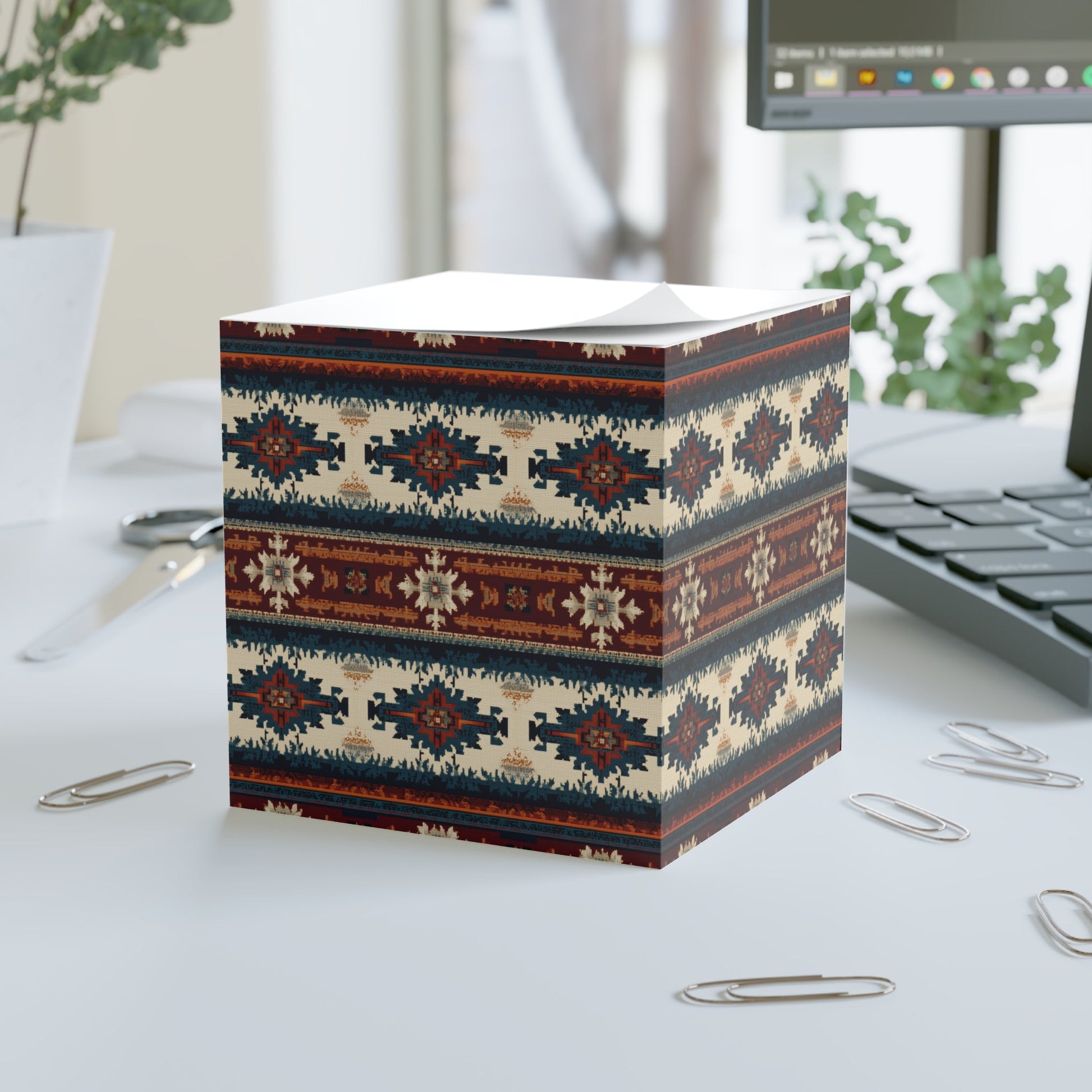 Painted Prairie Note Cube - Cowgirl Home & Ranch