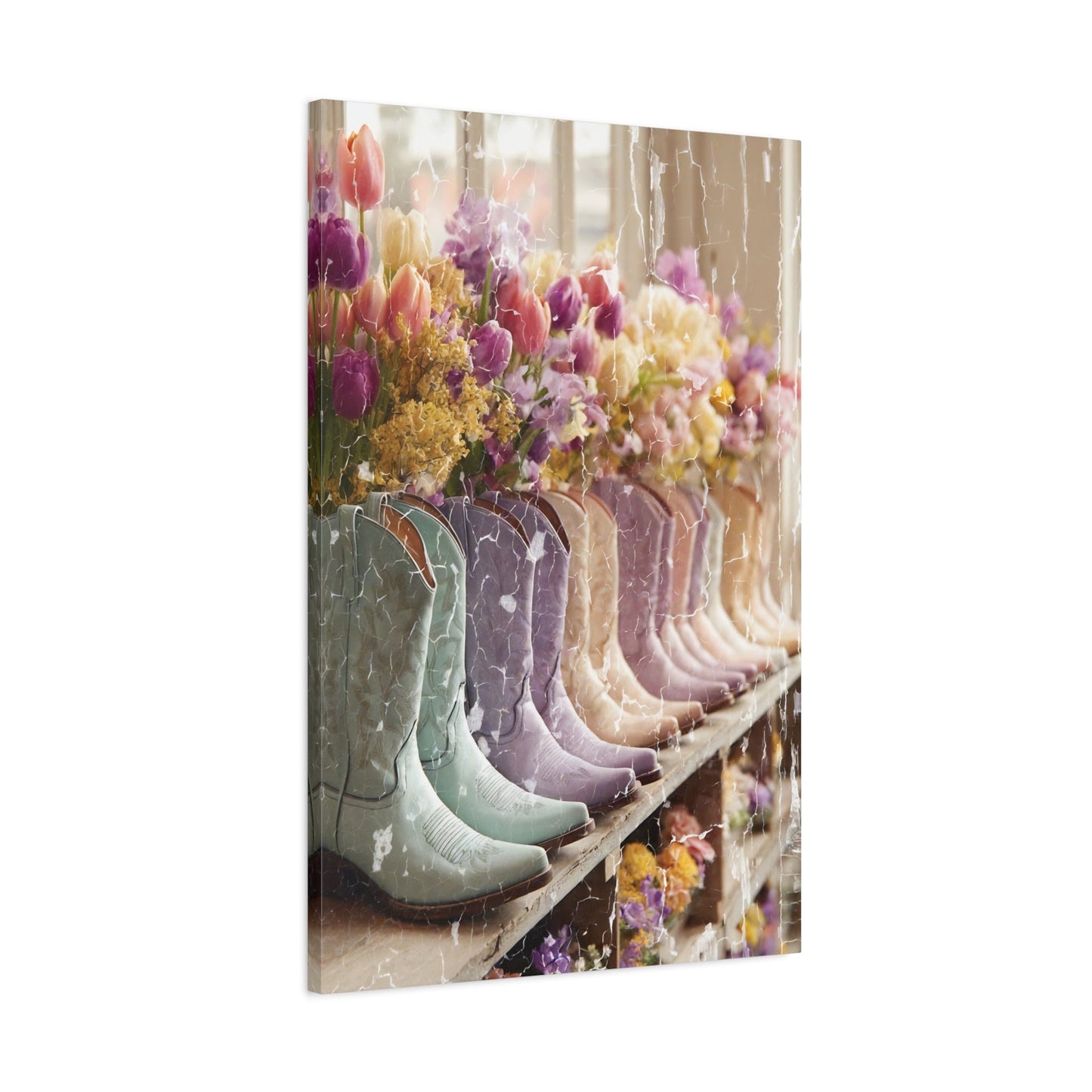 Pastel Parade Canvas Art - Cowgirl Home & Ranch