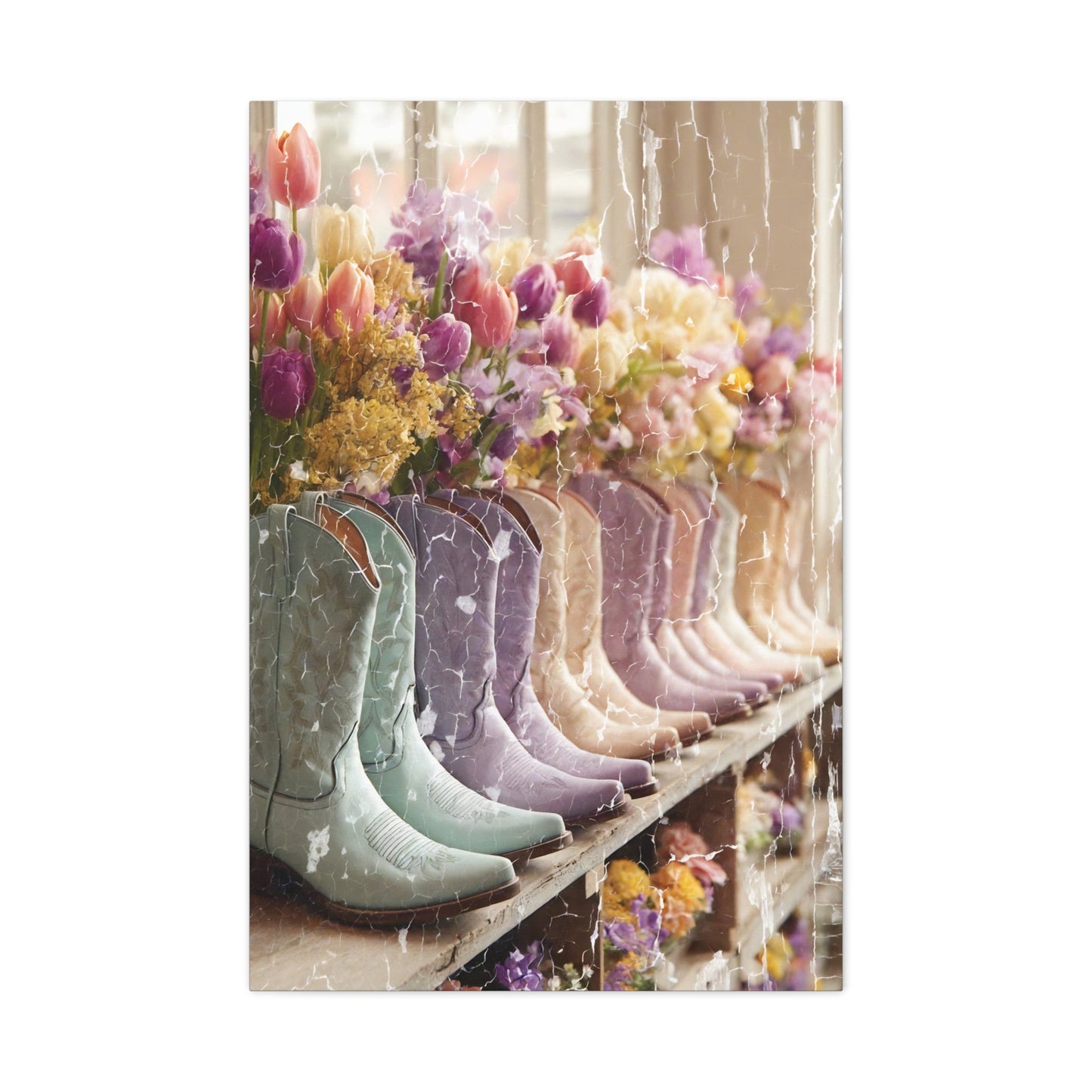 Pastel Parade Canvas Art - Cowgirl Home & Ranch