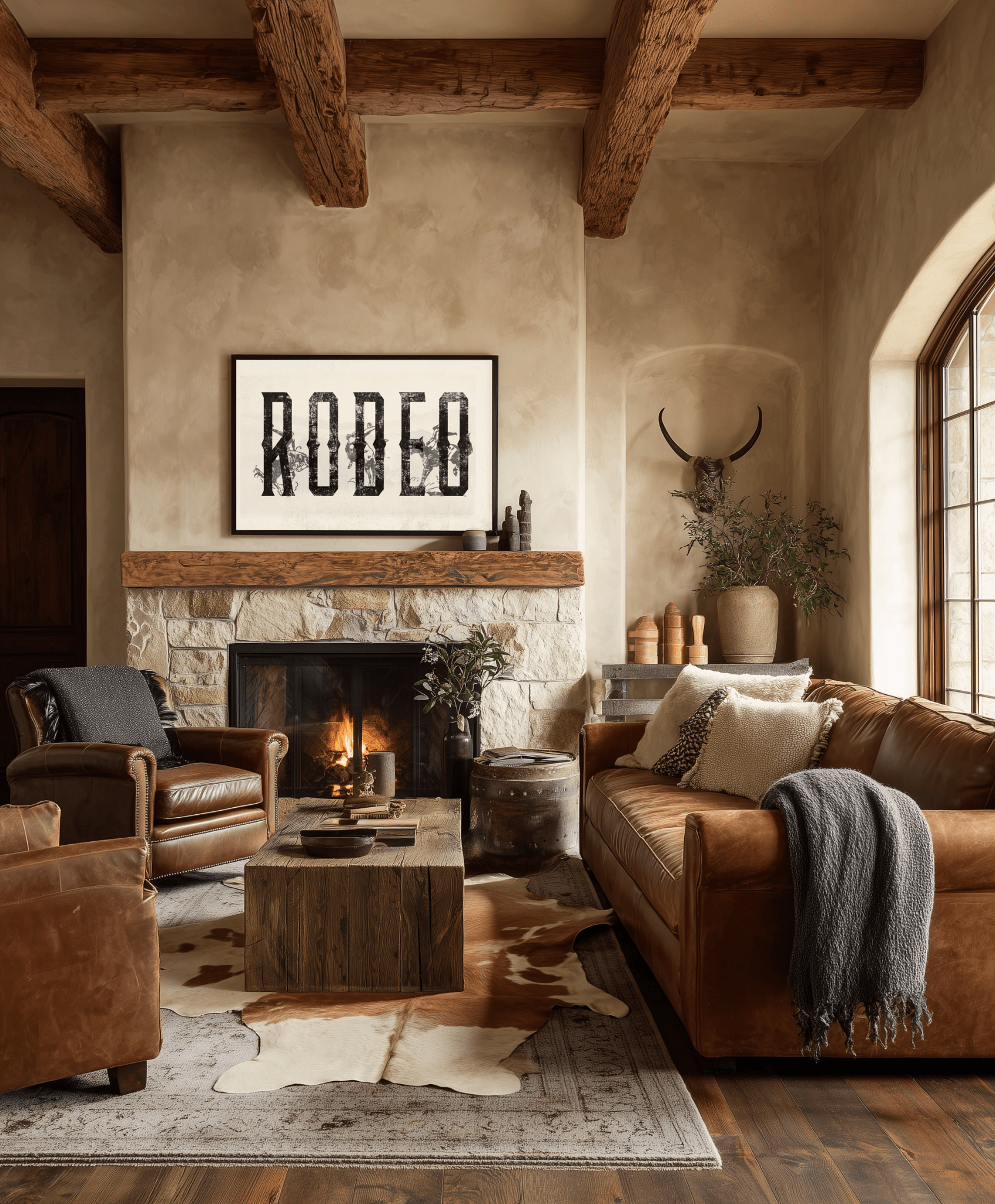 Rodeo Vintage Western Canvas - Cowgirl Home & Ranch