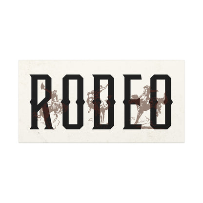 Rodeo Vintage Western Canvas - Cowgirl Home & Ranch