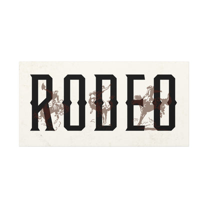 Rodeo Vintage Western Canvas - Cowgirl Home & Ranch
