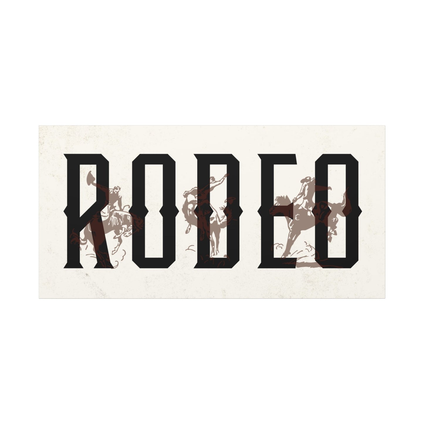 Rodeo Vintage Western Canvas - Cowgirl Home & Ranch
