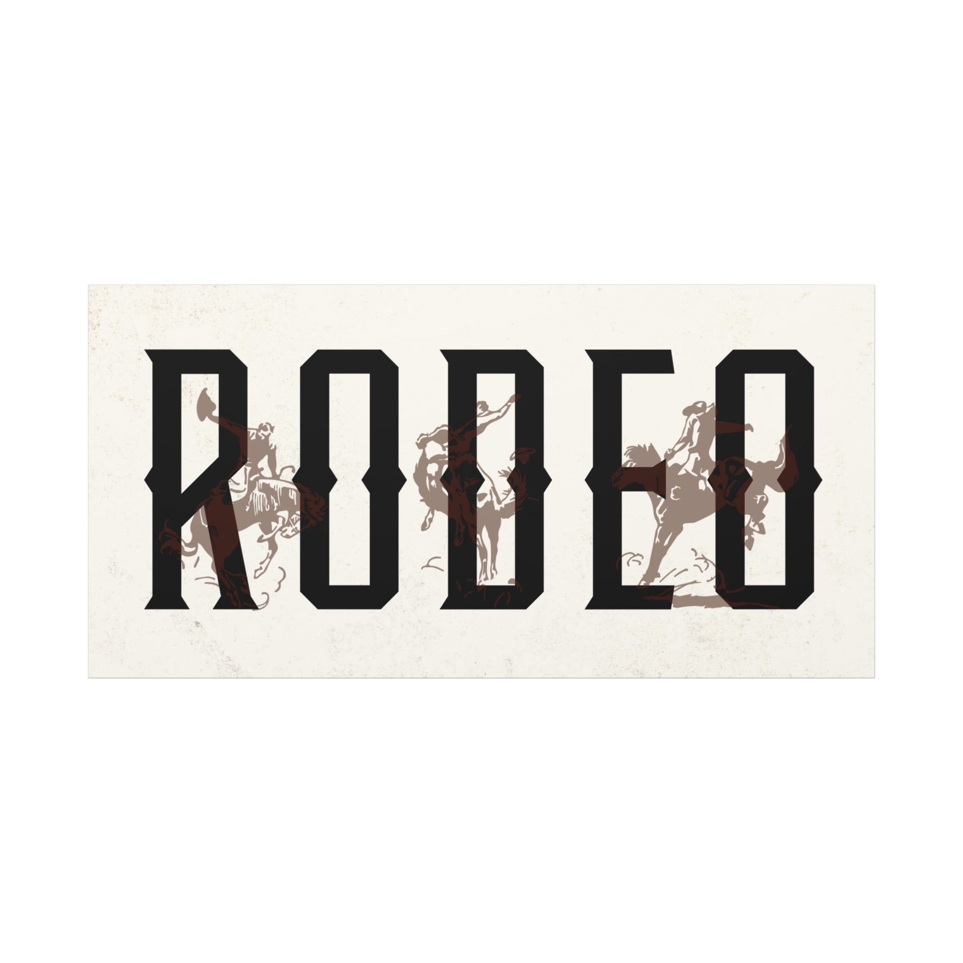 Rodeo Vintage Western Canvas - Cowgirl Home & Ranch
