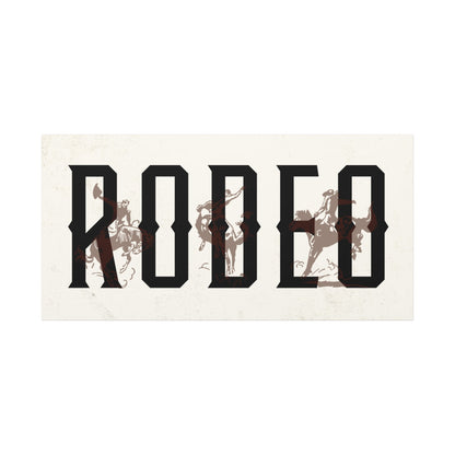 Rodeo Vintage Western Canvas - Cowgirl Home & Ranch