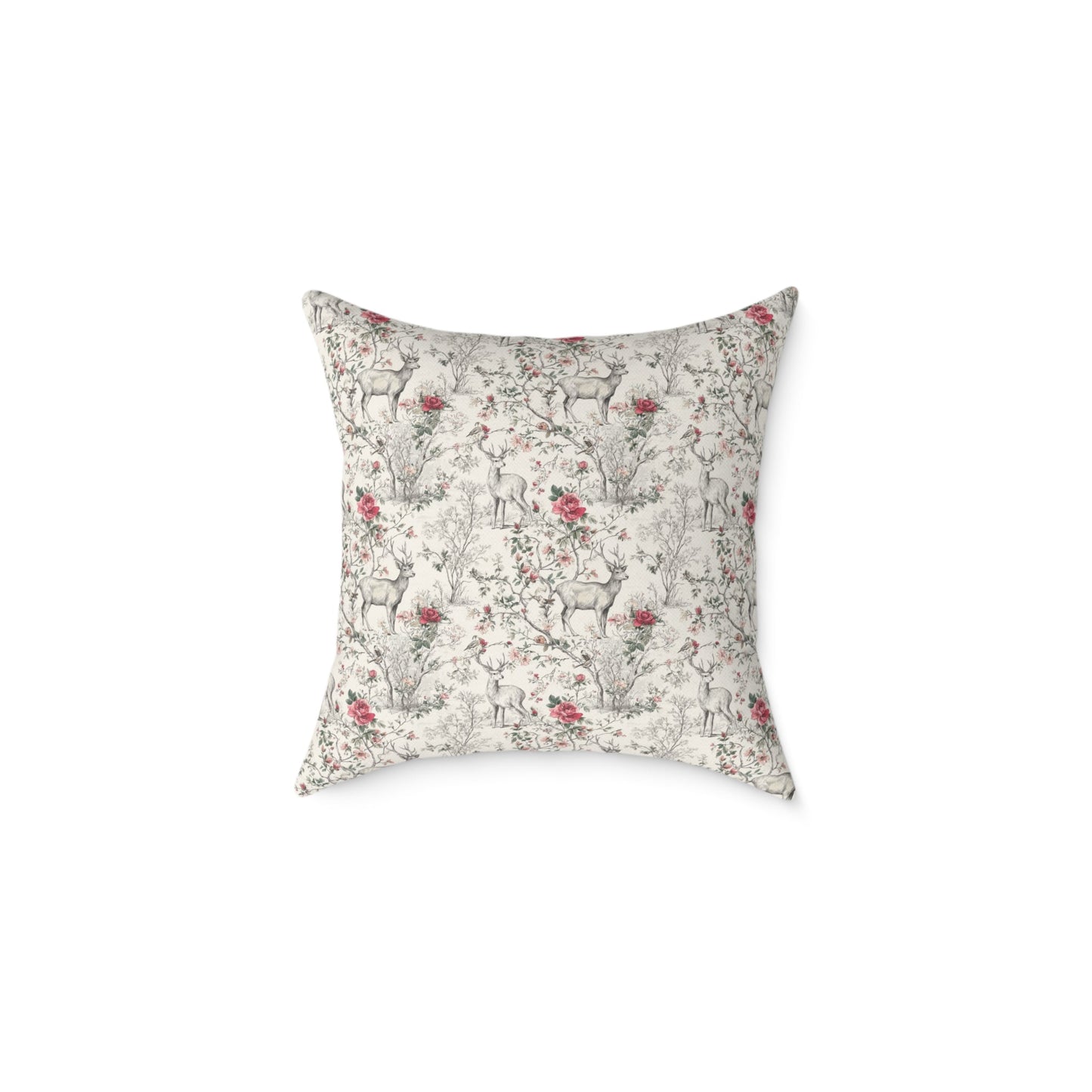 Rosewood Meadow Canvas Pillow - Cowgirl Home & Ranch