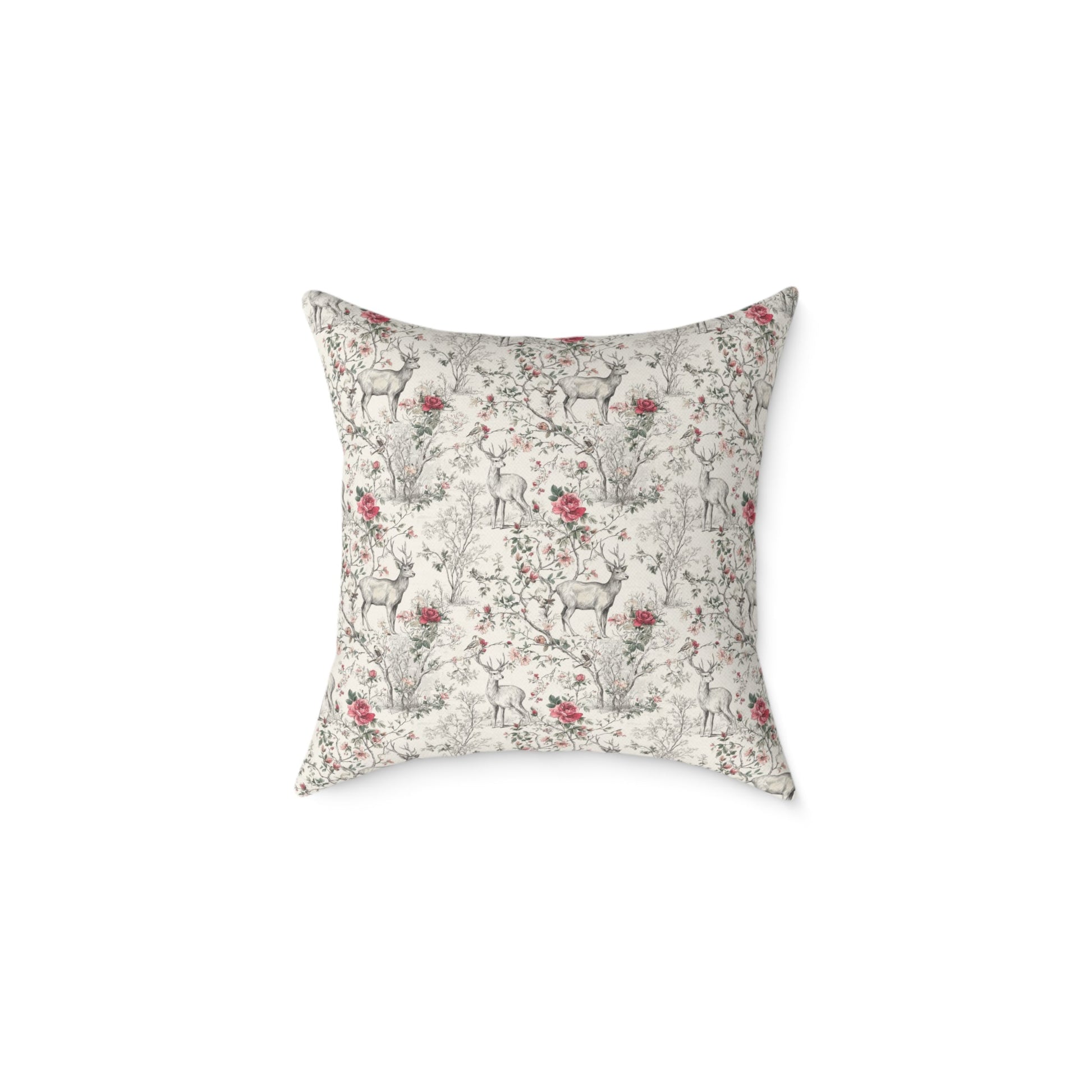 Rosewood Meadow Canvas Pillow - Cowgirl Home & Ranch