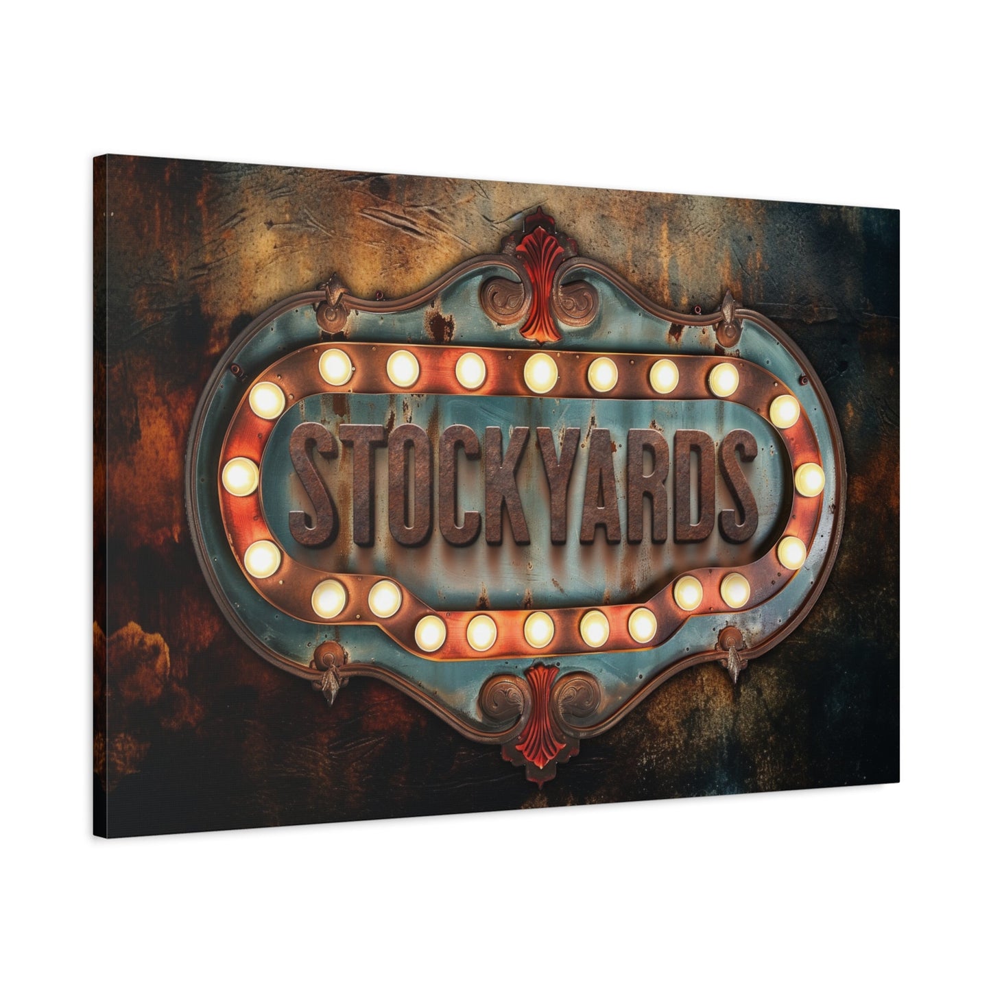 Stockyards Marquee Canvas - Cowgirl Home & Ranch