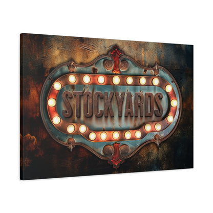 Stockyards Marquee Canvas - Cowgirl Home & Ranch
