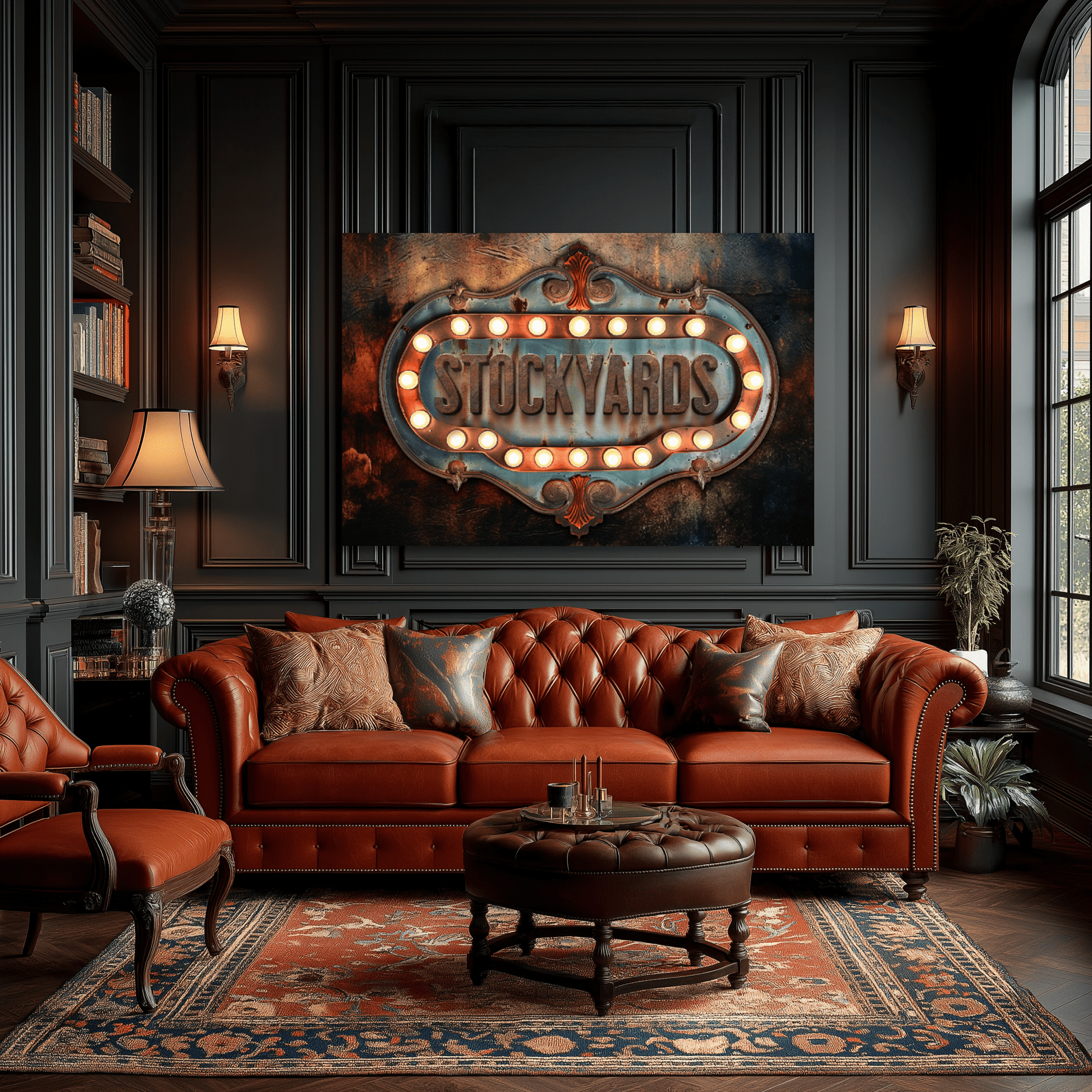 Stockyards Marquee Canvas - Cowgirl Home & Ranch