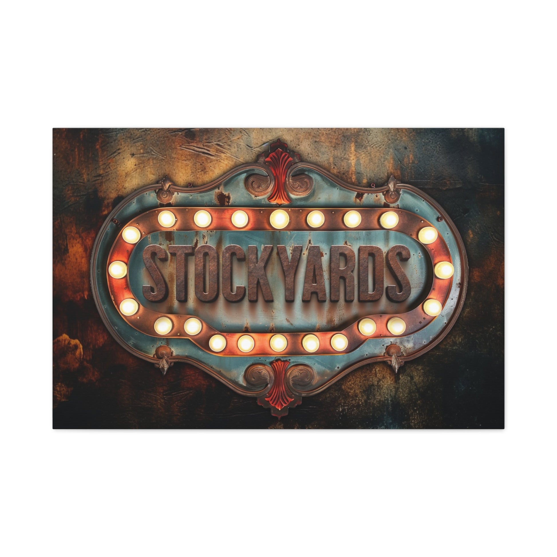 Stockyards Marquee Canvas - Cowgirl Home & Ranch