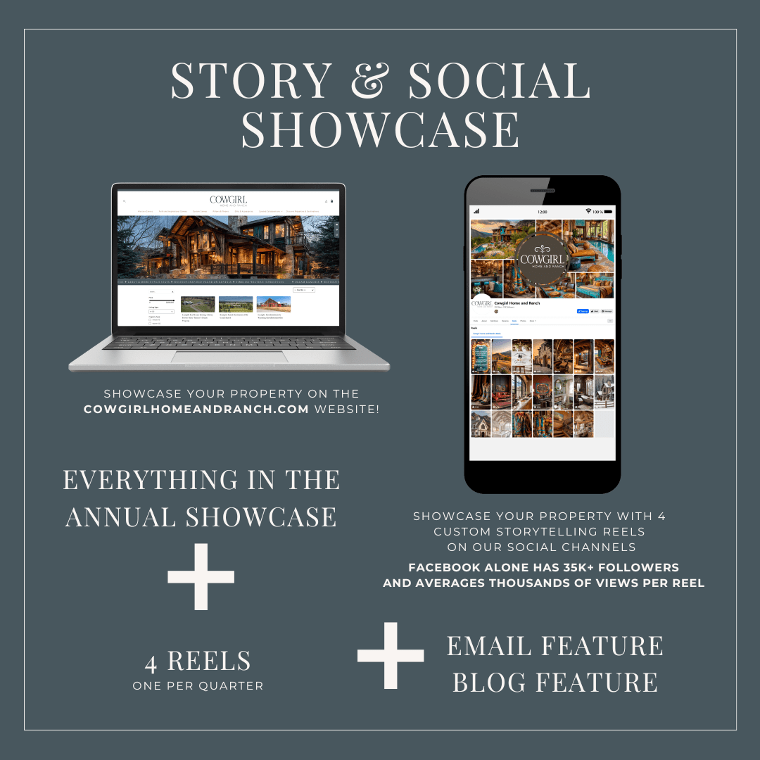 Story and Social Showcase - Cowgirl Home & Ranch