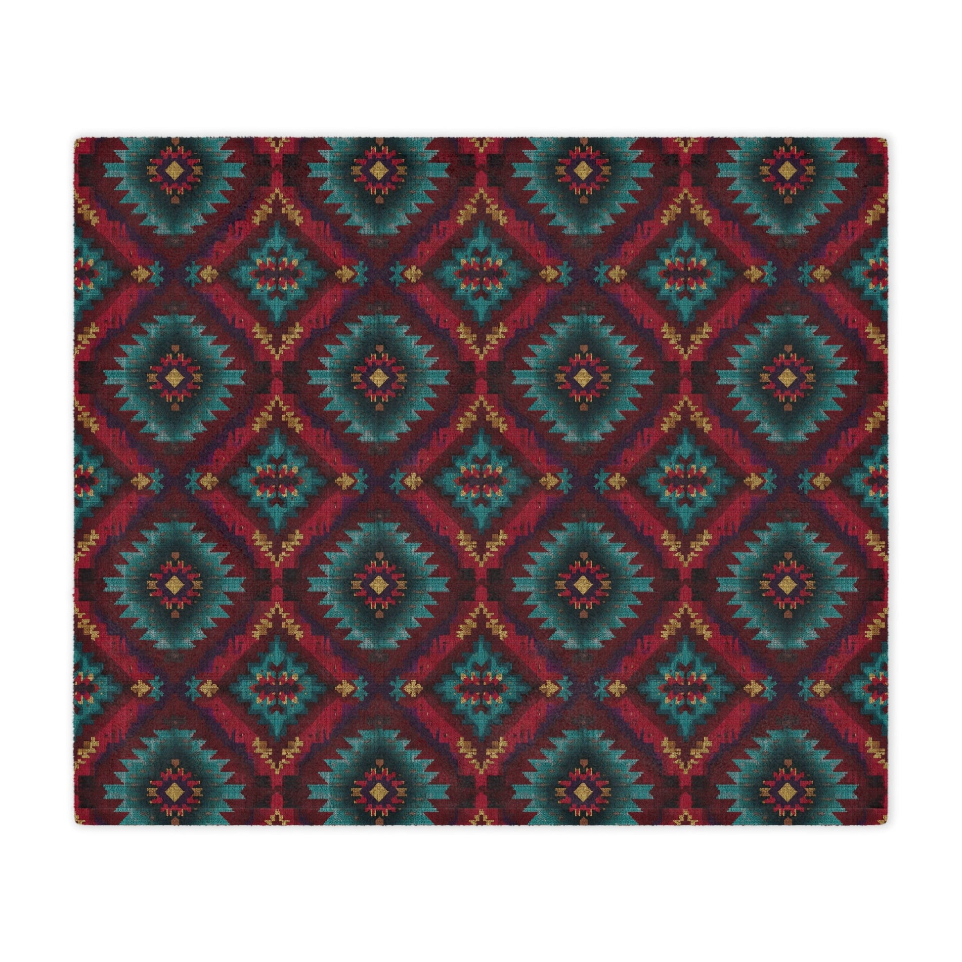 Turquoise Mesa Minky Blanket - Cowgirl Home & Ranch