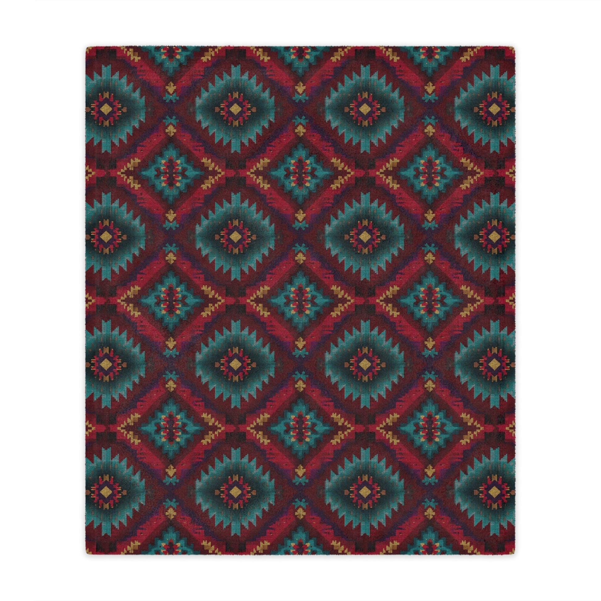 Turquoise Mesa Minky Blanket - Cowgirl Home & Ranch