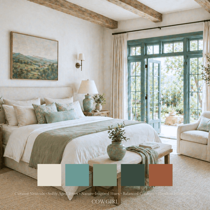 Turquoise Terrace Home Color Palette - Cowgirl Home & Ranch
