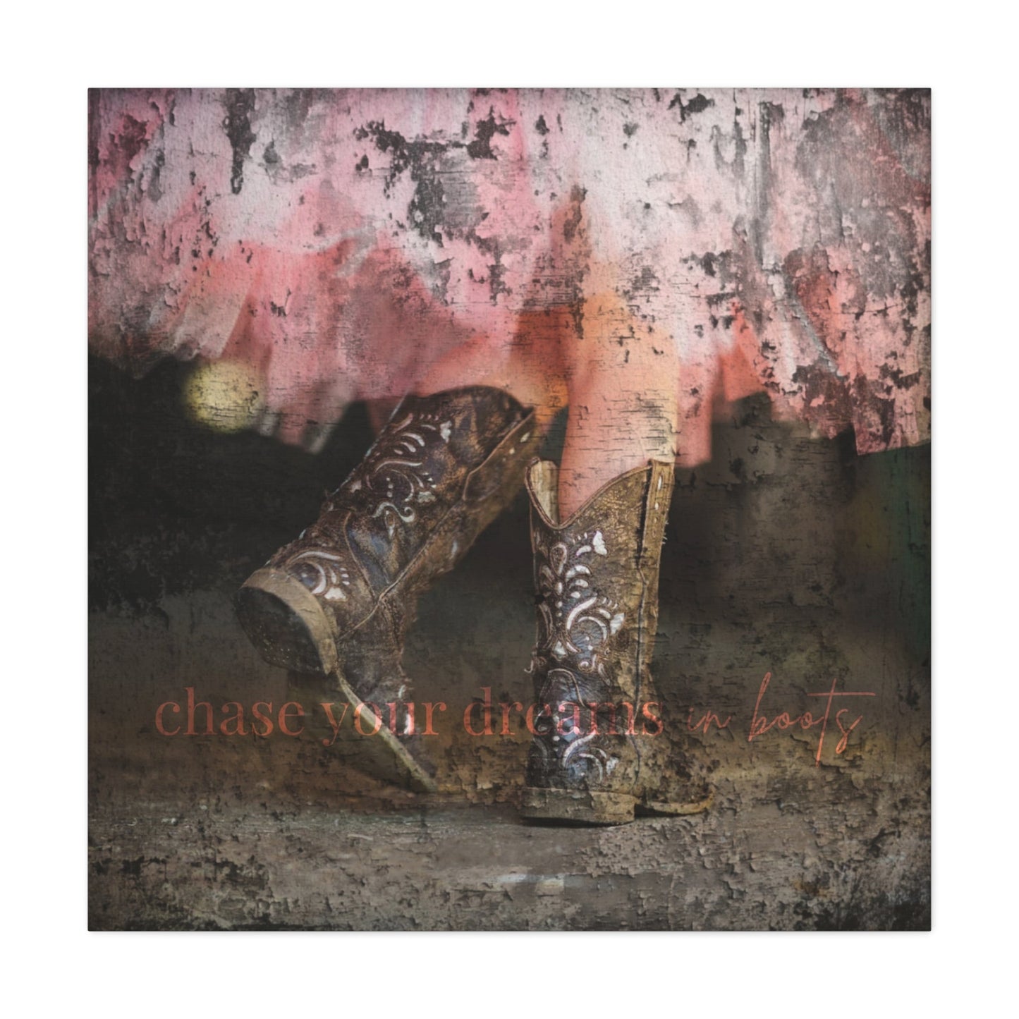 Twirl into Dreams Canvas - Cowgirl Home & Ranch
