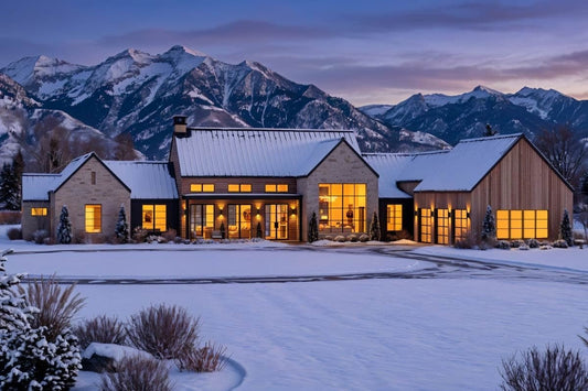 Vaulted Courtyard Farmhouse with Bonus Loft & 3 - Car Garage - 3,854 Sq Ft - Cowgirl Home & Ranch