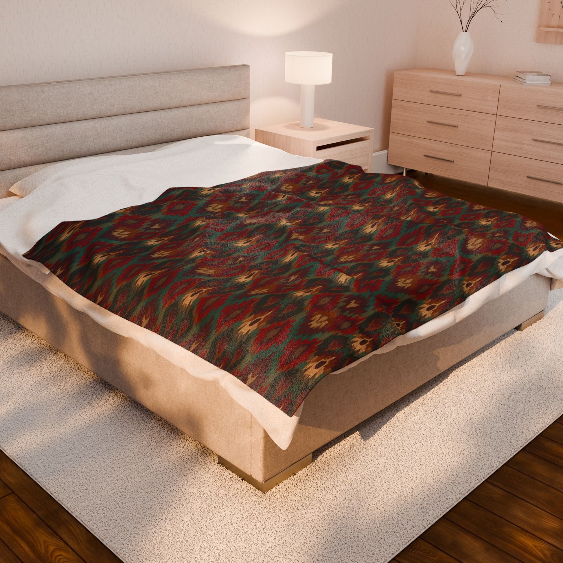 Velveteen Plush Blanket - Cowgirl Home & Ranch