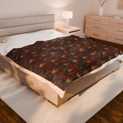 Velveteen Plush Blanket - Cowgirl Home & Ranch