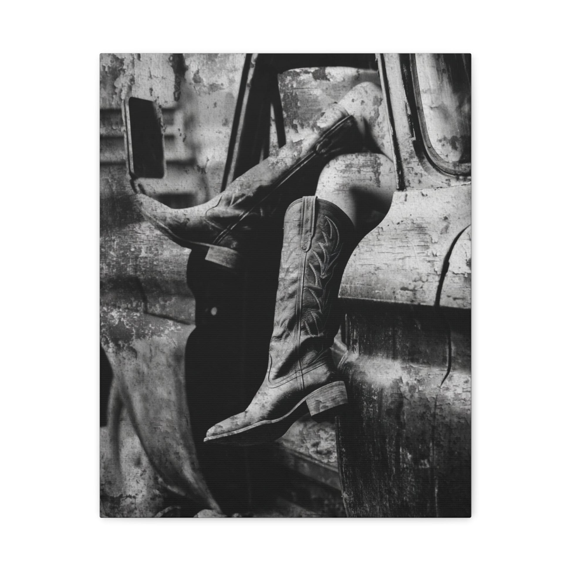Where the Road Ends Western Canvas - Cowgirl Home & Ranch
