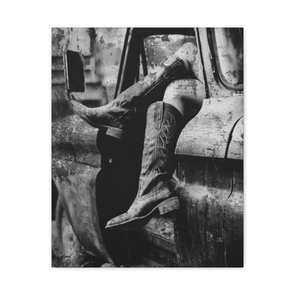 Where the Road Ends Western Canvas - Cowgirl Home & Ranch