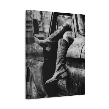 Where the Road Ends Western Canvas - Cowgirl Home & Ranch
