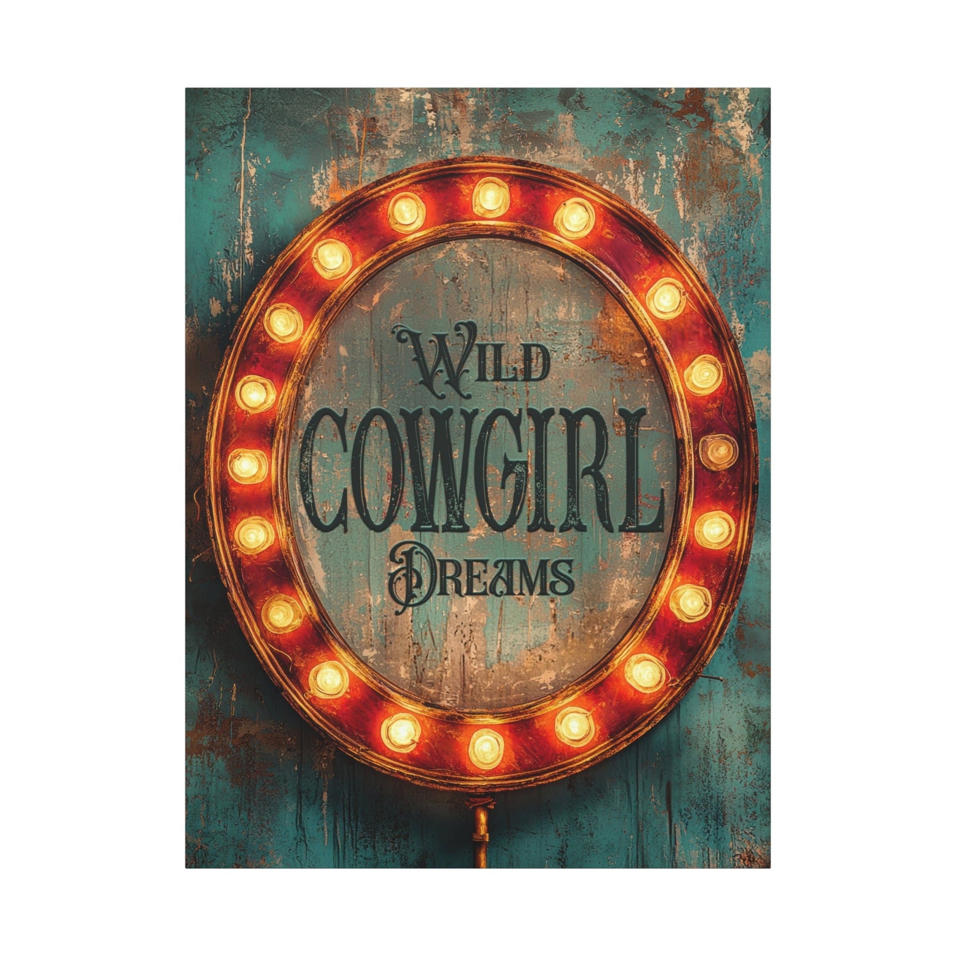 Wild Cowgirl Dreams Canvas Art - Cowgirl Home & Ranch