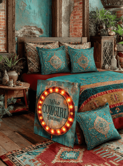 Wild Cowgirl Dreams Canvas Art - Cowgirl Home & Ranch