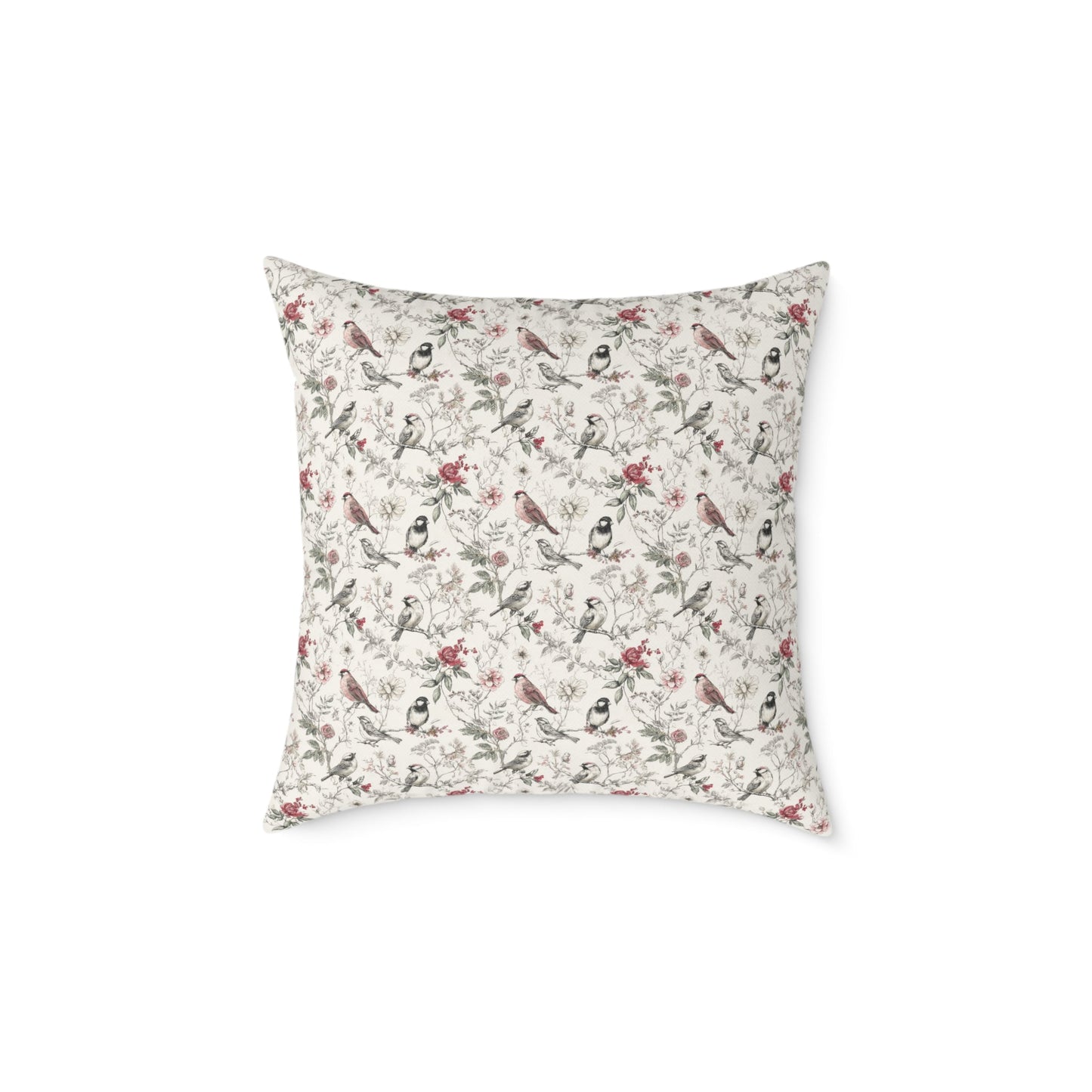 Winter Songbird Canvas Pillow - Cowgirl Home & Ranch