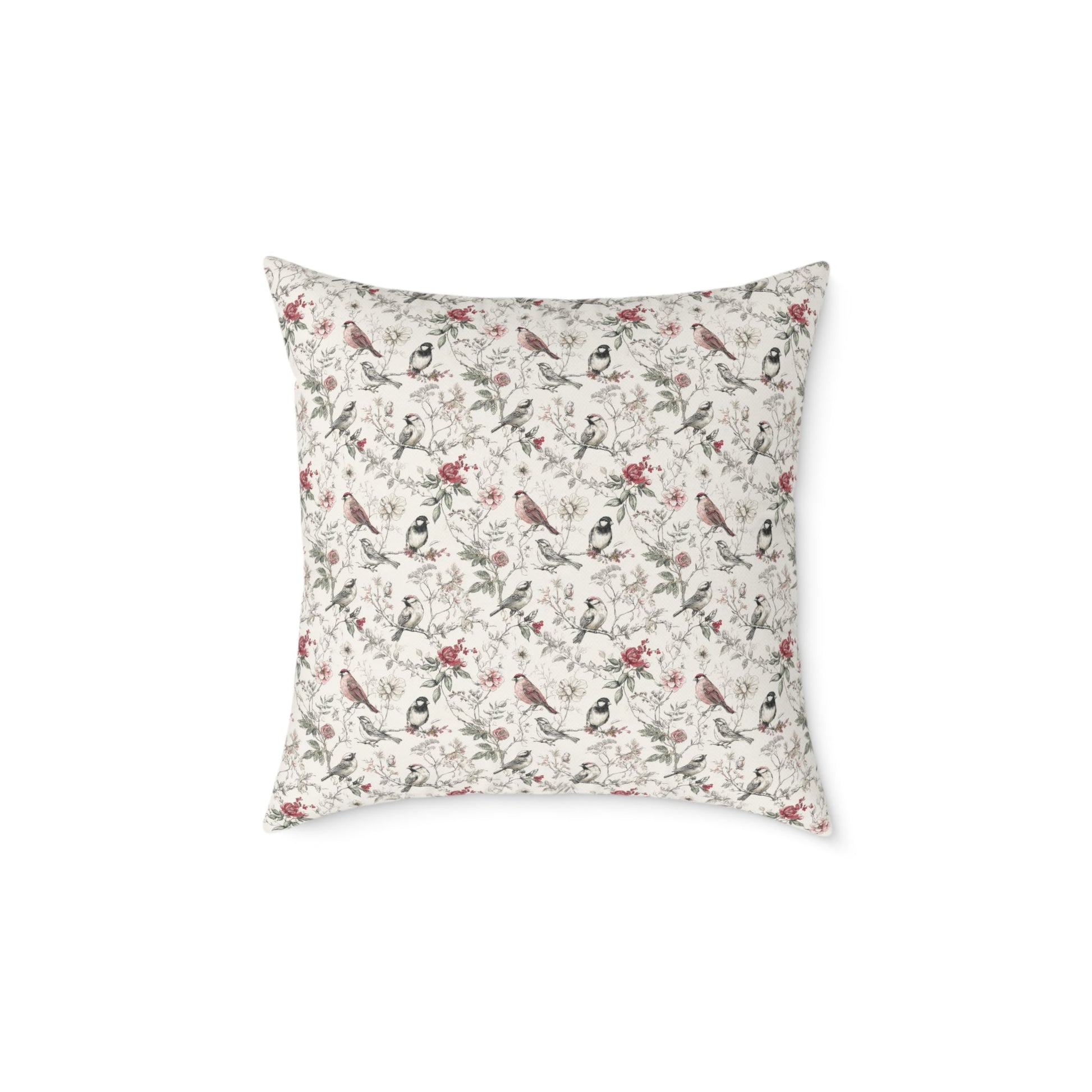 Winter Songbird Canvas Pillow - Cowgirl Home & Ranch