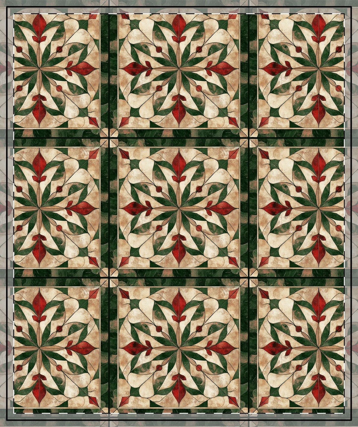 Yuletide Heirloom Quilted Blanket - Cowgirl Home & Ranch